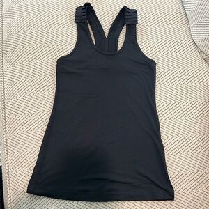Women’s Lululemon Ruffle Detail Racerback Tank size 4